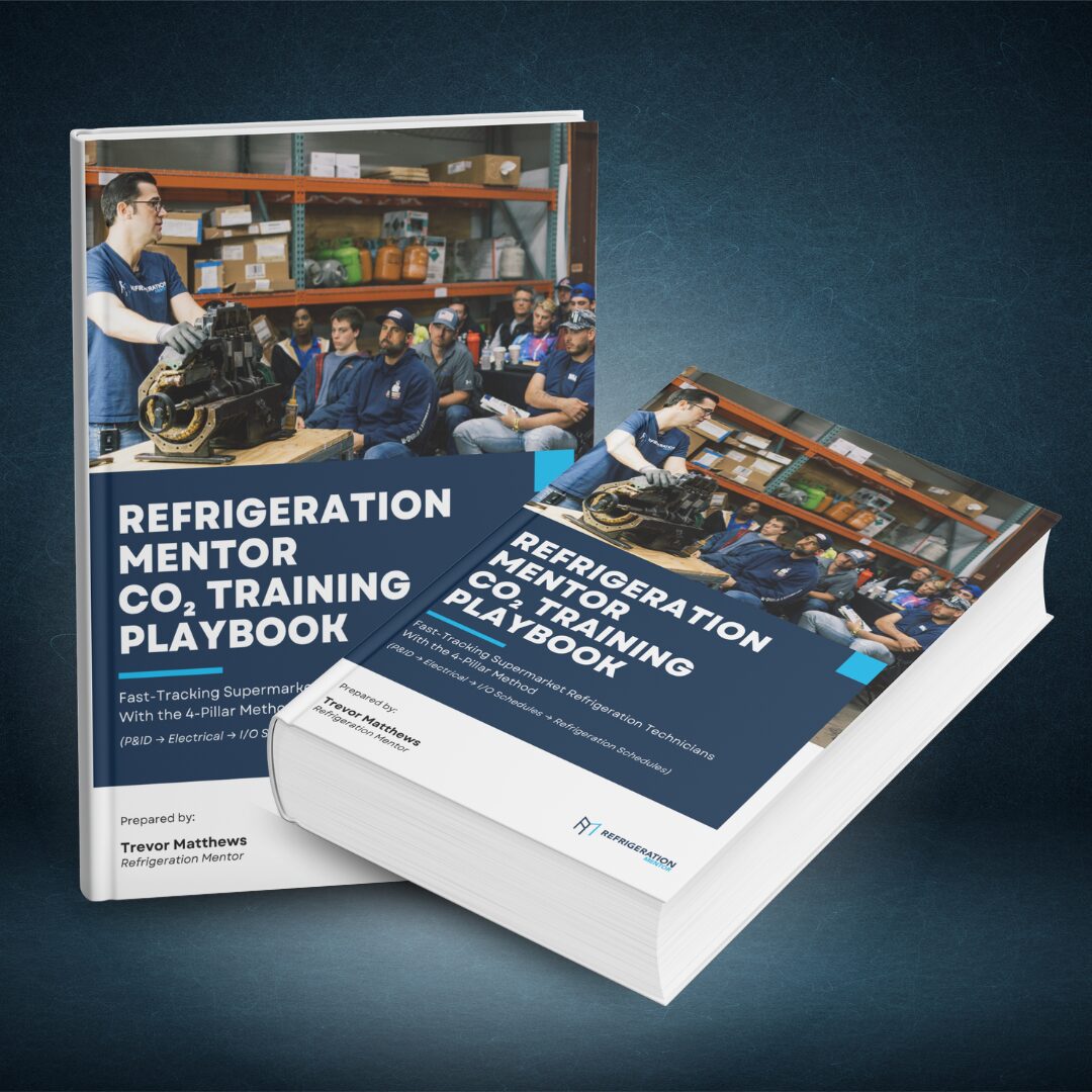Mock-up of CO2 training playbook for refrigeration