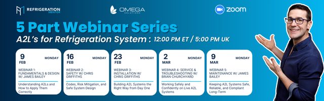 Image for 5 Part A2L Refrigerant Series