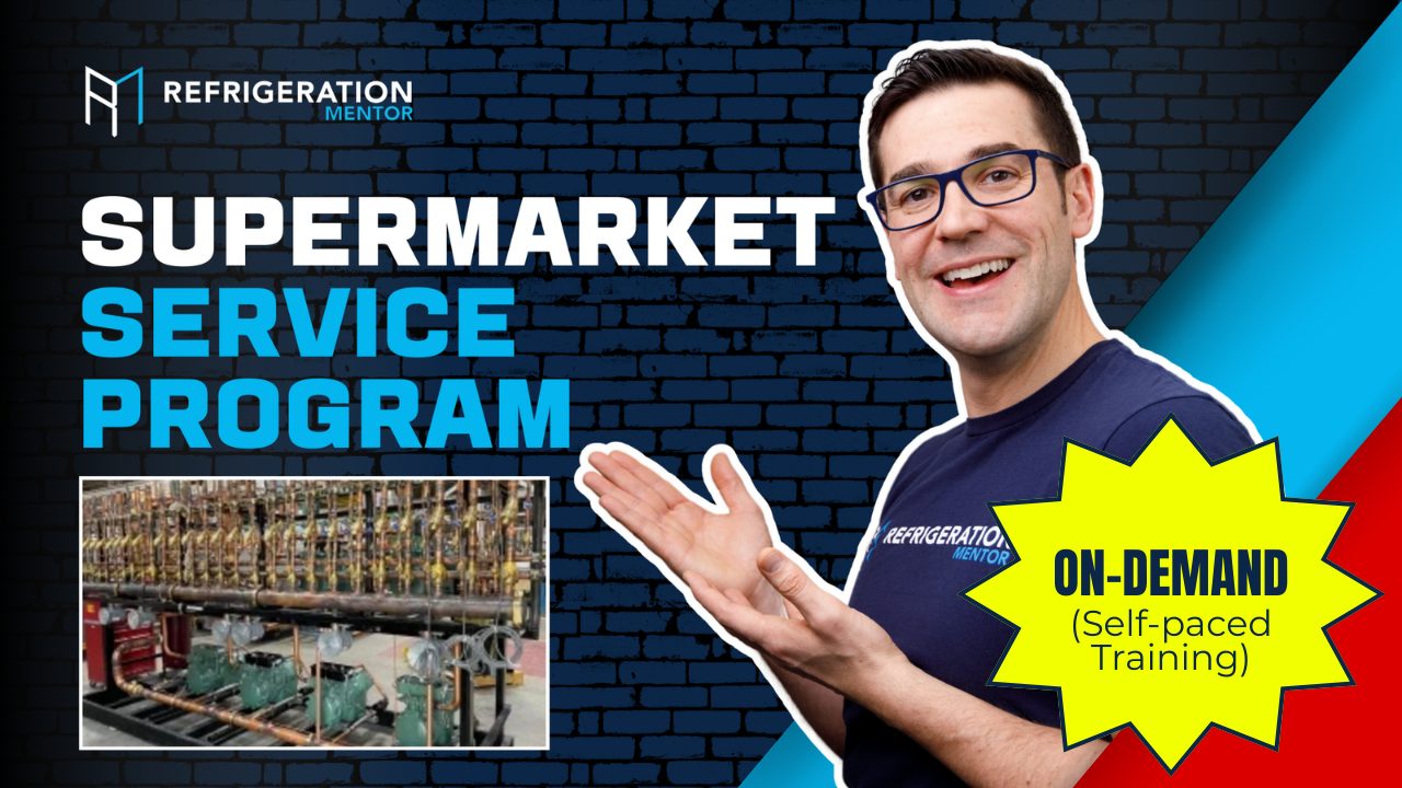 Illustration of refrigeration training course materials and tools