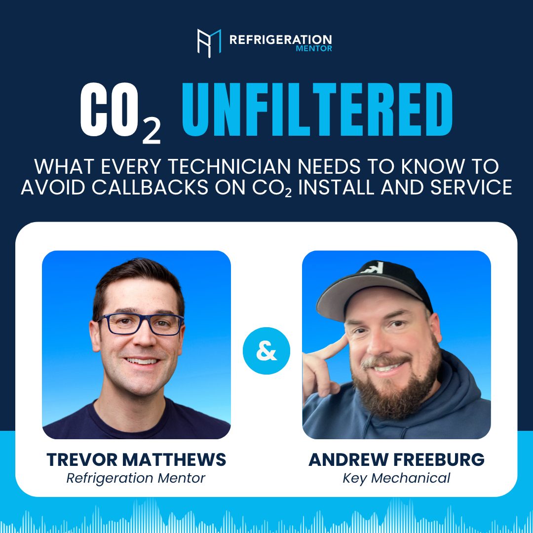Diagram of a CO2 refrigeration system from CO2 Unfiltered series